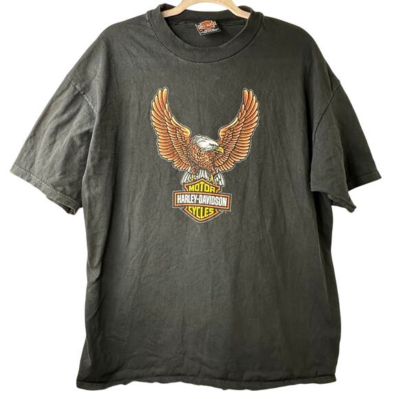XL VTG Harley-Davidson Southern Las Vegas Eagle Motorcycle T-Shirt Black US Made - Picture 2 of 7